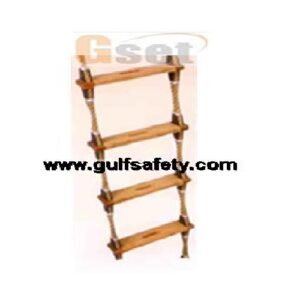 Supplier of Flat Wooden Step Rope Ladder 20 Meter in UAE
