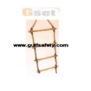 Supplier of Jacobs Rope Ladder with Round Wooden Steps 6 Meter in UAE