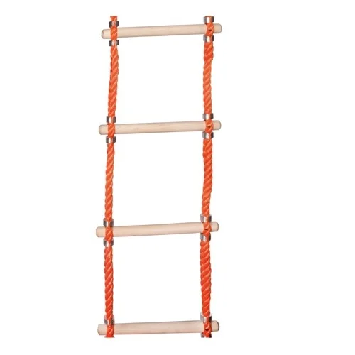 Supplier of Jacobs Round Step Wooden Rope Ladder 30 Meter in UAE