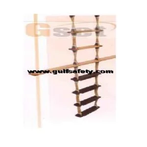 Supplier of Pilot Rope Ladder with Flat Wooden Steps 20 Meter in UAE