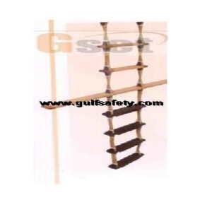 Supplier of Pilot Rope Ladder with Flat Wooden Steps 3 Meter in UAE
